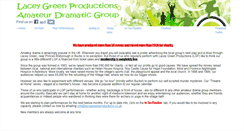 Desktop Screenshot of laceygreenproductions.co.uk