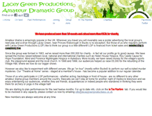 Tablet Screenshot of laceygreenproductions.co.uk